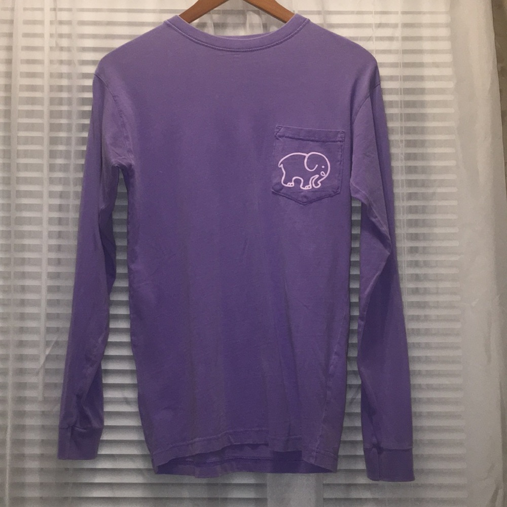 Purple ivory Ella low sleeve T-shirt